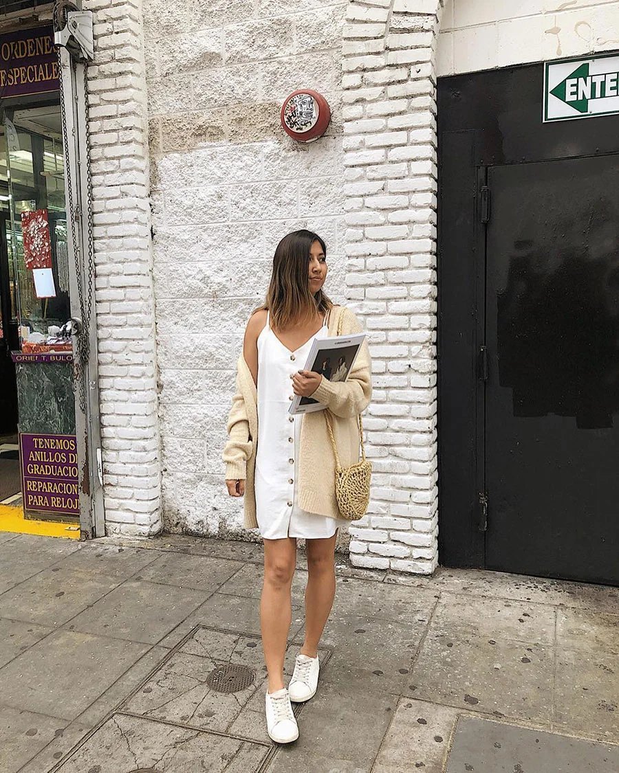 End-Of-Summer Dresses With Cardigans And Light Jackets
