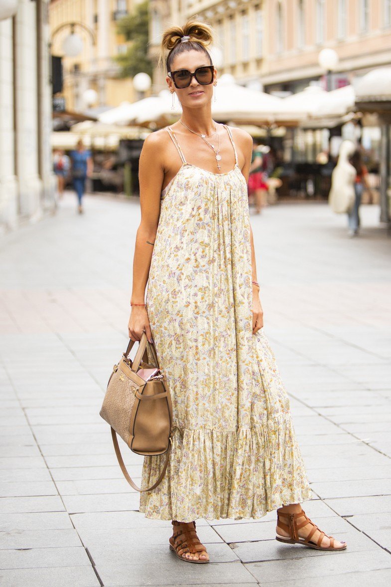 Flat Sandals With Dresses: Hem Lengths That Balance